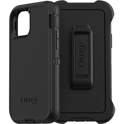 OtterBox Defender Rugged Carrying Case (Holster) Apple iPhone 11 Pro Smartphone - Black - Dirt Resistant, Bump Resistant, Scrape Dirt (Fleet Network)