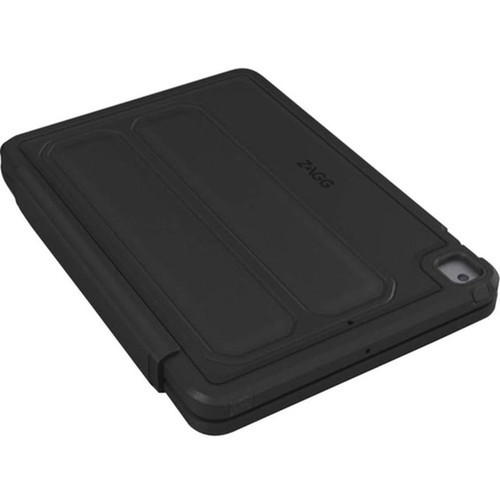 ZAGG Rugged Book Rugged KeyboardCover Case Book Fold for 102 to 105 Apple iPad Pro iPad 7th Generation Tablet - Black - Drop 103104613