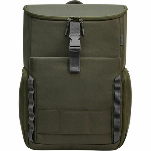 HP Carrying Case Backpack for 156 Notebook - Gray Green - Water Resistant RFID Resistant - Plastic Polyethylene Foam Body - - L 9J496AA