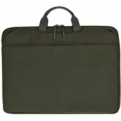 HP Carrying Case Sleeve for 156 Notebook - Gray Green - Water Resistant - Plastic Polyethylene Foam Body - Handle Shoulder - 6 9J498AA