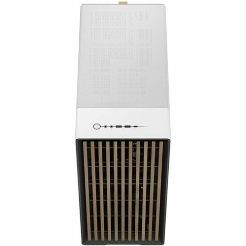 Fractal Design North XL Gaming Computer Case - Chalk White - Tempered Glass Steel Wood Alloy - 3 x 551 140 mm x Fans - EATX FD-C-NOR1X-04