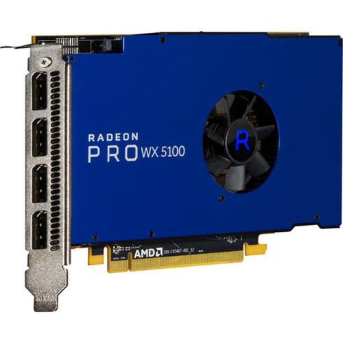 AMD Radeon Pro WX 5100 Graphic Card - 8 GB GDDR5 - Full-height - 713 MHz Core - 109 GHz Boost Clock - 256 bit Bus Width - PCI Express 100-505940