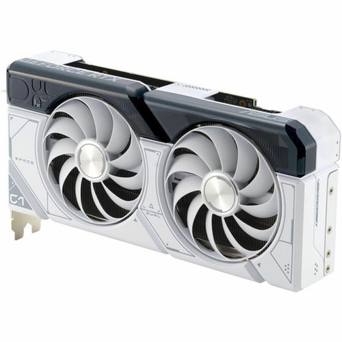 Asus NVIDIA GeForce RTX 4070 SUPER Graphic Card - 12 GB GDDR6X - 7680 x 4320 - 251 GHz Boost Clock - 192 bit Bus Width - PCI Express DUAL-RTX4070S-12G-WHITE