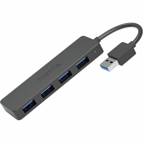 Plugable 4 Port USB Hub 30 USB Splitter for Laptop - Compatible with Windows Surface Pro PC Chromebook Linux Android Charging USB3-HUB4A