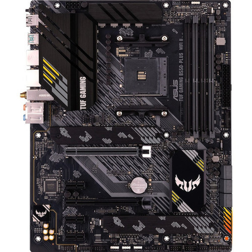 TUF GAMING B550-PLUS WIFI II Gaming Desktop Motherboard - AMD B550 Chipset - Socket AM4 - ATX - Ryzen 3 Ryzen 5 Ryzen 7 Ryzen 9 5 TUF GAMING B550-PLUS WIFI II