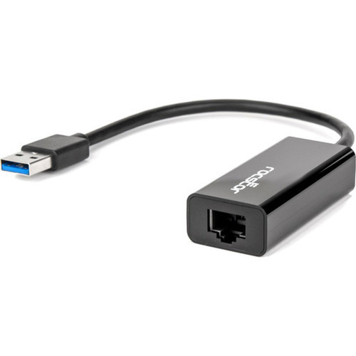 Rocstor USB 30 to Gigabit Ethernet Network Adapter - USB 30 - 1 Ports - 1 - Twisted Pair - 101001000Base-T - Desktop Y10C137-B1