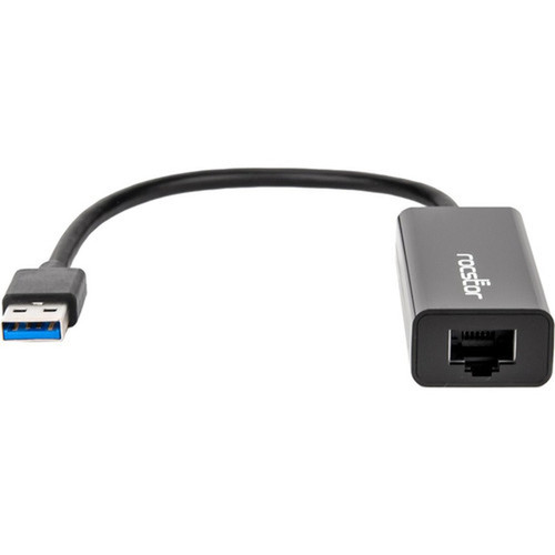 Rocstor USB 30 to Gigabit Ethernet Network Adapter - USB 30 - 1 Ports - 1 - Twisted Pair - 101001000Base-T - Desktop Y10C137-B1