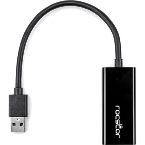 Rocstor USB 30 to Gigabit Ethernet Network Adapter - USB 30 - 1 Ports - 1 - Twisted Pair - 101001000Base-T - Desktop Y10C137-B1
