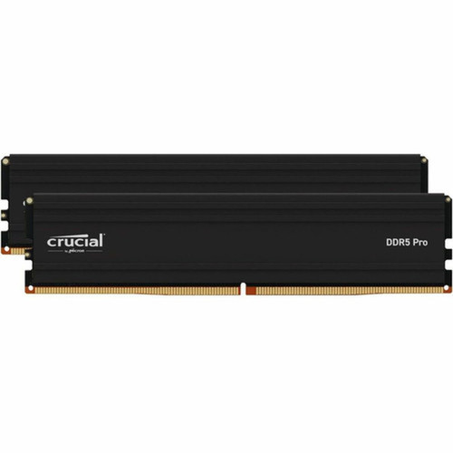 Crucial Pro 64GB 2 x 32GB DDR5 SDRAM Memory Kit - For Desktop PC - 64 GB 2 x 32GB - DDR5-5600PC5-44800 DDR5 SDRAM - 5600 MHz - - CP2K32G56C46U5