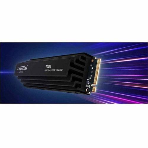 Crucial T705 1 TB Solid State Drive - M2 2280 Internal - PCI Express NVMe PCI Express NVMe 50 x4 - Motherboard Desktop PC Device CT1000T705SSD5