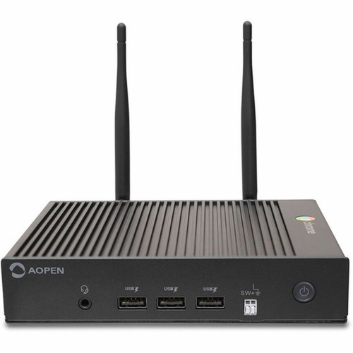 AOpen Chromebox - Intel Celeron N4500 - 8 GB - 32 GB Flash Memory Capacity - Intel Chip - ChromeOS - Intel UHD Graphics LPDDR4X - IEEE 91CM200GA30