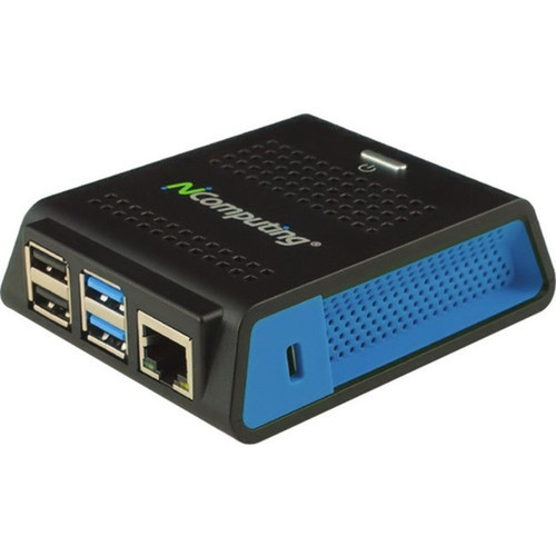NComputing RX RX420 RDP Thin Client - Broadcom Cortex A72 BCM2711 Quad-core 4 Core 150 GHz - 2 GB RAM - Gigabit Ethernet - IEEE - 500-0184