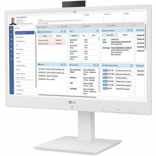 LG 24CR670NK6N All-in-One Thin Client - Intel Celeron N5105 Quad-core 4 Core 2 GHz - Intel Chip - 4 GB RAM - 16 GB Flash - Gigabit - 24CR670NK6N