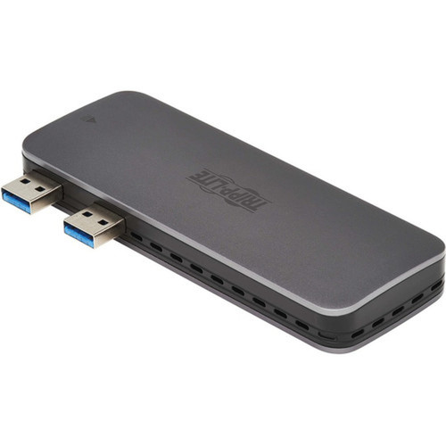 Tripp Lite by Eaton U357-1M2-NVMEG2 Drive Enclosure - USB 32 Gen 2 Type A Host Interface - UASP Support External - Dark Gray - Hot U357-1M2-NVMEG2