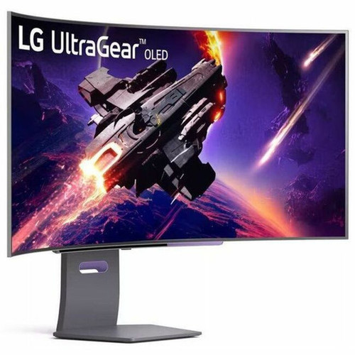 LG UltraGear 45GS95QE-B 45 Class UW-QHD Curved Screen Gaming OLED Monitor - 219 - True Black - 445 Viewable - OLED - 3440 x 1440 - 45GS95QE-B