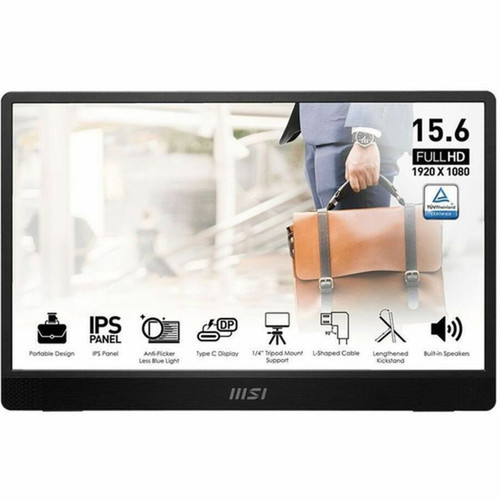 MSI Pro MP161 E2 16 Class Full HD LCD Monitor - 169 - 156 Viewable - In-plane Switching IPS Technology - 1920 x 1080 - 167 - - PROMP161E2