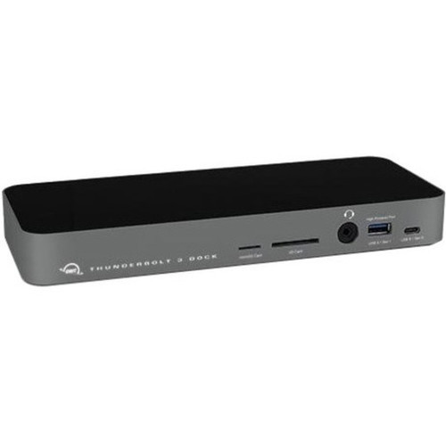 OWC Thunderbolt 3 Dock - for Notebook - Memory Card Reader - SD microSD - 85 W - Thunderbolt 3 - 2 Displays Supported - 5K 4K - 3840 OWCTB3DK14PSG