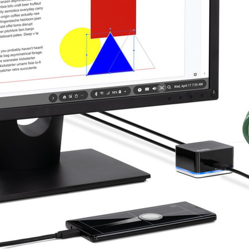 Plugable Phone Cube Compatible with Samsung DeX Dock DeX Station DeX Pad Galaxy Note 9 S9 S9 Plus S8 S8 Plus S10 Tab S5e - C UD-CUBE-15W