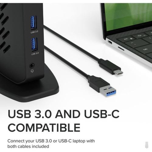 Plugable USB 30 and USB-C Dual 4K Display Docking Station with DisplayPort and HDMI for Windows and Mac - Dual 4K DisplayPort  6 UD-6950Z