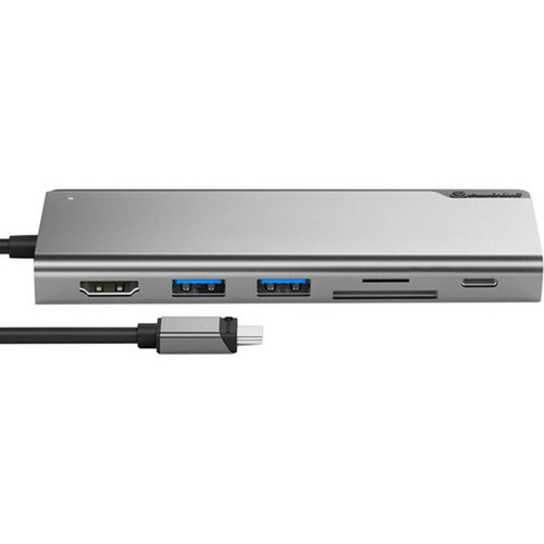 Alogic USB-C Ultra Dock UNI Gen 2 - for NotebookTabletSmartphone - Memory Card Reader - SD microSD - 100 W - USB Type C - 4K - 3840 ULDUNIV2-SGR