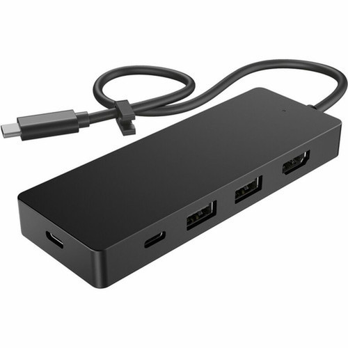 HP USB-C Travel Hub G3 86S97AA - for NotebookMonitor - Charging Capability - 90 W - Rugged - USB Type C - 1 Displays Supported - 4K 86S97AA