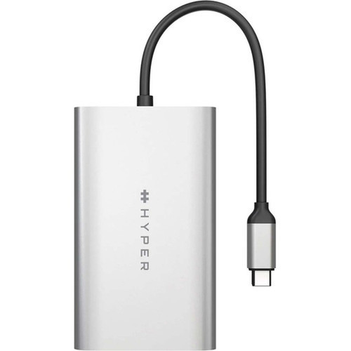 Hyper Dual 4K HDMI Adapter for M1M2 MacBook - for NotebookDesktop PC - 100 W - USB Type C - 2 Displays Supported - 4K - 3840 x 2160 HDM1