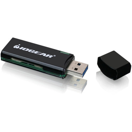 IOGEAR SuperSpeed USB 30 SDMicro SD Card Reader  Writer - SD SDXC SDHC microSD microSDXC microSDHC MMCplus Reduced Size  GFR304SD