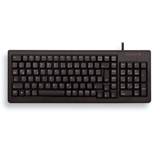 CHERRY COMPACT KEYBOARD - Cable Connectivity - USB Interface - English US - ML Keyswitch - Black G84-5200LCMEU-2