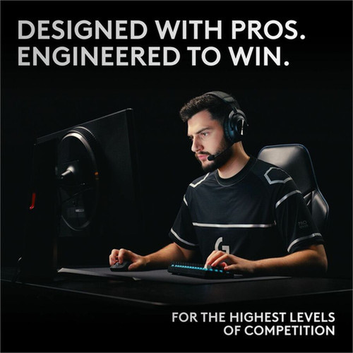 Logitech G PRO X 60 Gaming Keyboard - WiredWireless Connectivity - Bluetooth - 3281 ft 10000 mm - 240 GHz - USB 20 Type A - RGB 920-011902