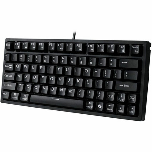 Adesso Multi-OS Mechanical Compact Keyboard With CoPilot AI Hotkey - Cable Connectivity - USB Interface - 78 Key - 14 My Computer Up AKB-610UB