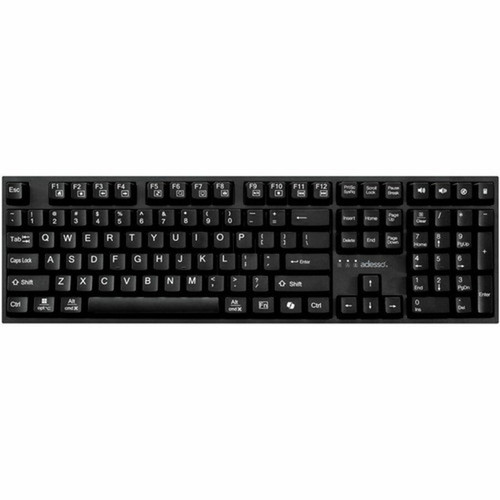 Adesso Multi-OS Mechanical Keyboard With CoPilot AI Hotkey - Cable Connectivity - USB Interface - 104 Key Multimedia Windows Key Up AKB-670UB