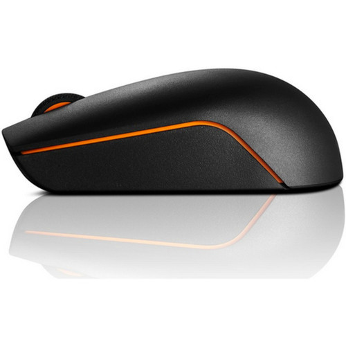 Lenovo 300 Wireless Compact Mouse - Laser - Wireless - Radio Frequency - Black - USB - 1000 dpi - Scroll Wheel - 3 Buttons GX30K79402