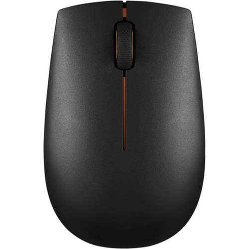 Lenovo 300 Wireless Compact Mouse - Laser - Wireless - Radio Frequency - Black - USB - 1000 dpi - Scroll Wheel - 3 Buttons GX30K79402