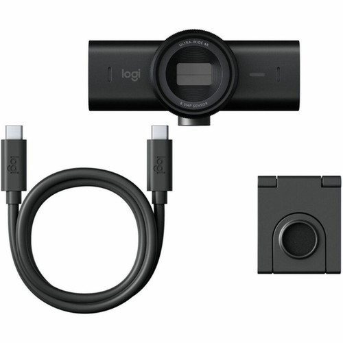 Logitech The Master MX Brio Webcam - 85 Megapixel - 60 fps - Black - USB 32 Gen 1 Type C - 4K - 3840 x 2160 Video - STARVIS Sensor 960-001558