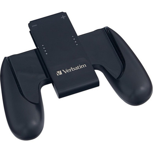 Verbatim Charging Controller Grip For Use with Nintendo Switch Joy-Con Controllers - Black 70219