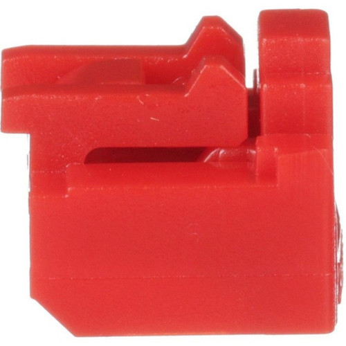 Panduit RJ45 Blockout Device - Flush Mount for Ethernet Jack School Public Access Area Military Network Security - Polycarbonate - SKRJ45RD-X