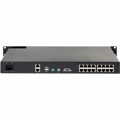 APC by Schneider Electric KVM1116R KVM Switchbox - 16 Computers - 1 Local Users - 1 Remote Users - 20 x Network RJ-45 - 2 x - KVM1116R