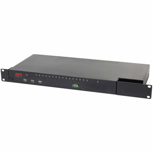 APC by Schneider Electric KVM1116R KVM Switchbox - 16 Computers - 1 Local Users - 1 Remote Users - 20 x Network RJ-45 - 2 x - KVM1116R