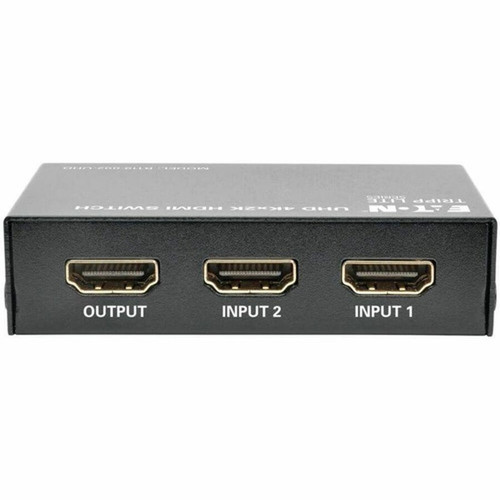 Tripp Lite by Eaton B119-002-UHD 2-Port HDMI Switch - 3840  2160 - 4K - 2 x 1 - Display Blu-ray Disc Player Computer Gaming DVR - B119-002-UHD