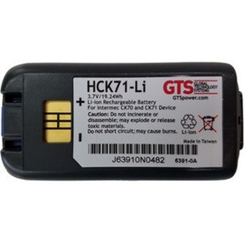 GTS HCK71-LI Battery - For Mobile Computer - Battery Rechargeable - 5200 mAh - 37 V DC HCK71-LI
