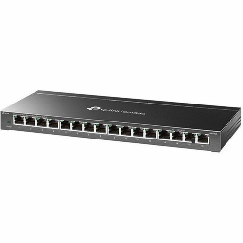 TP-Link Omada 16-Port Gigabit Easy Smart Switch - 16 Ports - Gigabit Ethernet - 101001000Base-T - 2 Layer Supported - 919 W Power - DS116GE