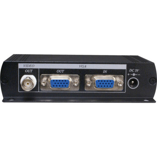 Speco Signal Converter - Functions Signal Conversion - 1024 x 768 - NTSC PAL - VGA - Rack-mountable - TAA Compliant VGABNC