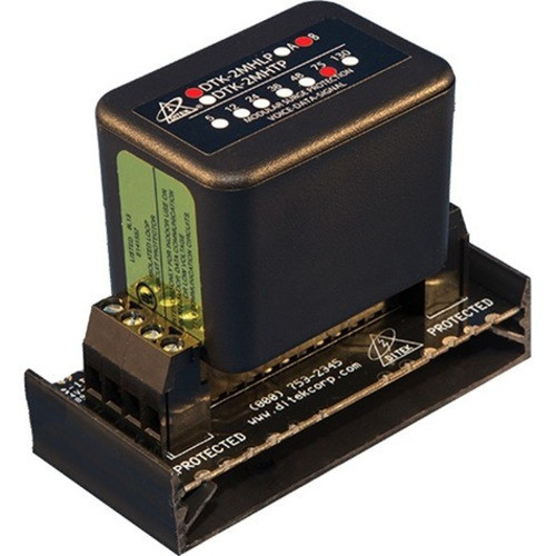 DITEK DTK-2MHLP75BWB Surge Suppressor - 20 kA - Datacommunication Telecommunication - TAA Compliant DTK-2MHLP75BWB