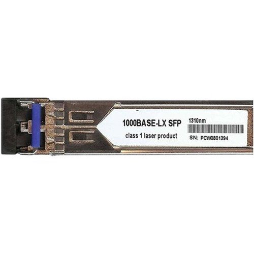 Adtran 1184561PG1 SFP Transceiver - For Data Networking - 1 x LC Duplex 1000Base-LX Network - Optical Fiber - Single-mode - Gigabit - 1184561PG1
