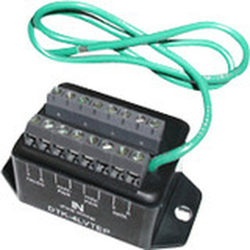 DITEK DTK-4LVTEP Surge Suppressor - Terminal Block - 6 V 12 V 24 V Input - 6 V DC 12 V DC 24 V DC Output - 9 kA - - TAA Compliant DTK-4LVTEP