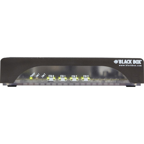 Black Box Ethernet Extender - 4-Port - 5 x Network RJ-45 - 30000 ft 9144000 mm Extended Range LB510A-R3
