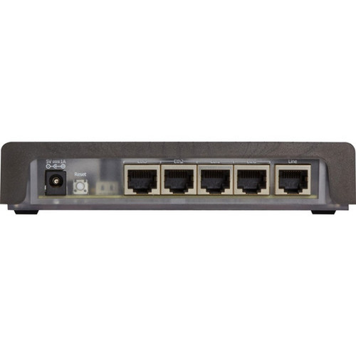 Black Box Ethernet Extender - 4-Port - 5 x Network RJ-45 - 30000 ft 9144000 mm Extended Range LB510A-R3