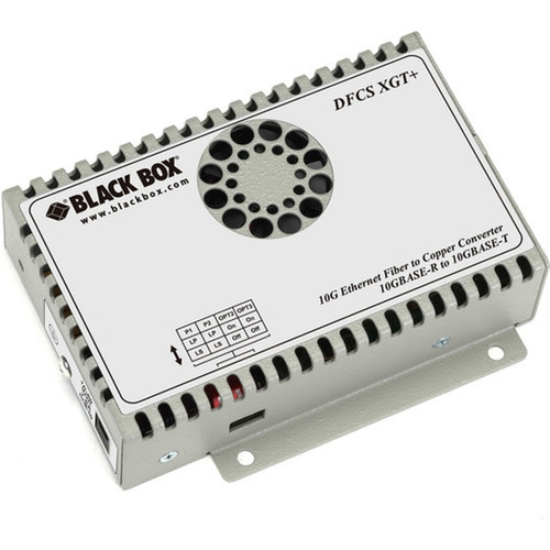 Black Box 10-Gb 10-Gbps MED CONV 10-Gbps COP to 10-Gbps Fiber SFP - New - 1 x Network RJ-45 - Single-mode - 10 Gigabit Ethernet - LMC11032A