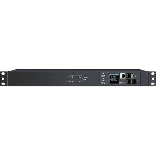 CyberPower Switched ATS PDU PDU44005 10-Outlets PDU - Switched - IEC 60320 C20 - 8 x IEC 60320 C13 2 x IEC 60320 C19 - 230 V AC - - - PDU44005