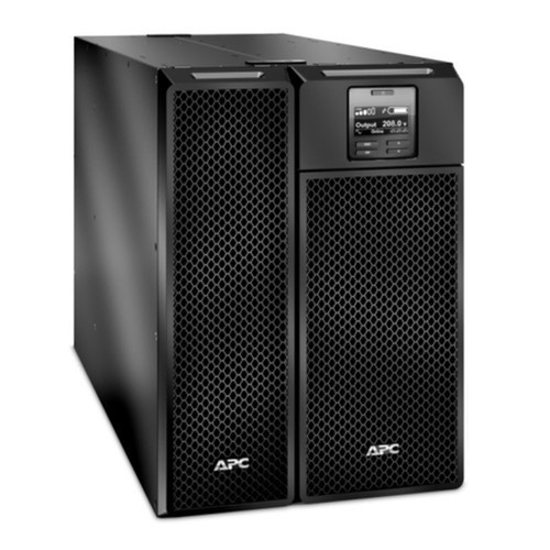 APC by Schneider Electric Smart-UPS SRT 6000VA with 208240V to 120V Step-Down Transformer - Rack-mountable - 150 Hour Recharge - 2 - SRT6KXLT-5KTF